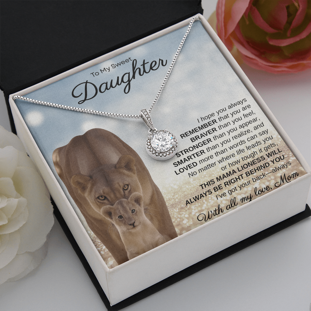 To My Sweet Daughter, I Hope You Always Remember | Eternal Hope Necklace