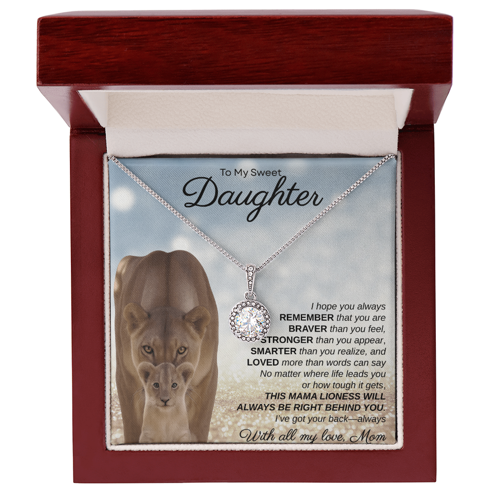 To My Sweet Daughter, I Hope You Always Remember | Eternal Hope Necklace