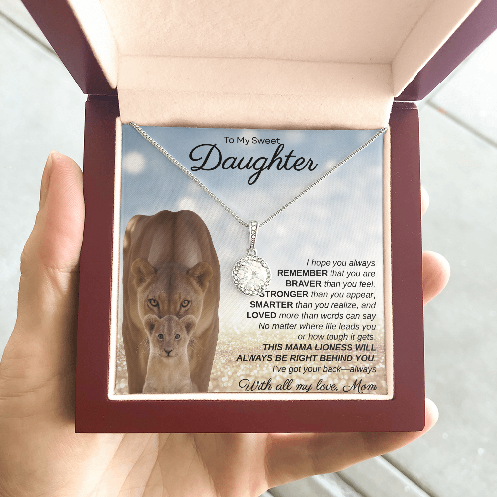 To My Sweet Daughter, I Hope You Always Remember | Eternal Hope Necklace