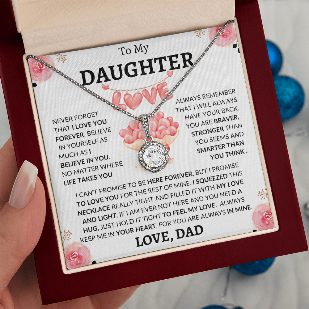 To My Daughter | Never Forget I Love You | Eternal Hope Necklace