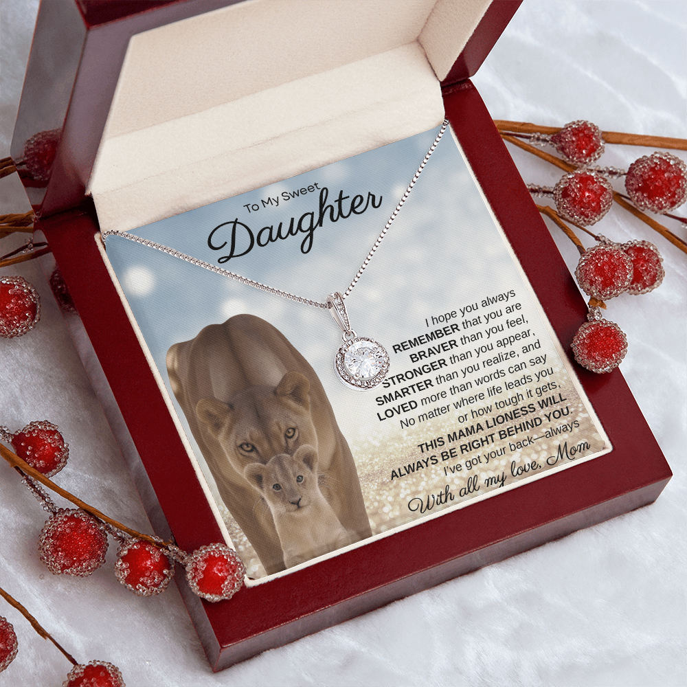 To My Sweet Daughter, I Hope You Always Remember | Eternal Hope Necklace