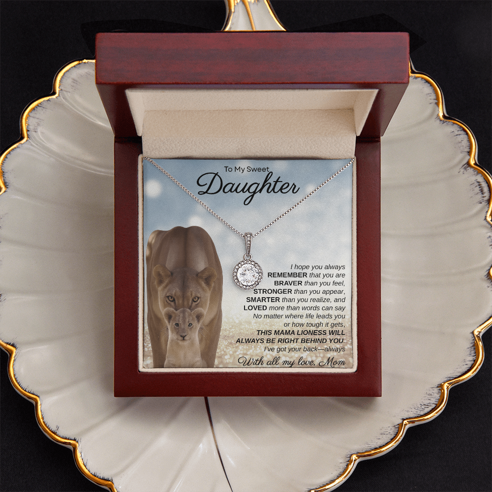 To My Sweet Daughter, I Hope You Always Remember | Eternal Hope Necklace