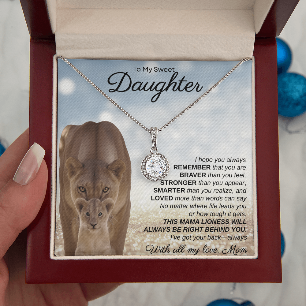 To My Sweet Daughter, I Hope You Always Remember | Eternal Hope Necklace
