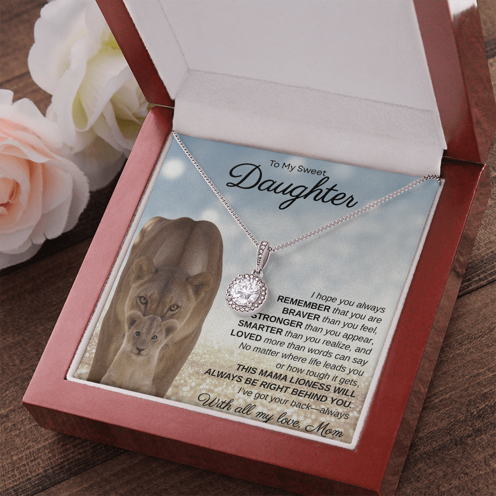 To My Sweet Daughter, I Hope You Always Remember | Eternal Hope Necklace