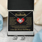 To My Beautiful Soulmate | Love Knot | Necklace & Earring Set