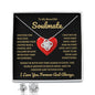 To My Beautiful Soulmate | Love Knot | Necklace & Earring Set