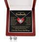 To My Beautiful Soulmate | Love Knot | Necklace & Earring Set