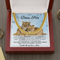 To My Dear Son | I Hope You Always Remember | Men's | Cuban Link Necklace