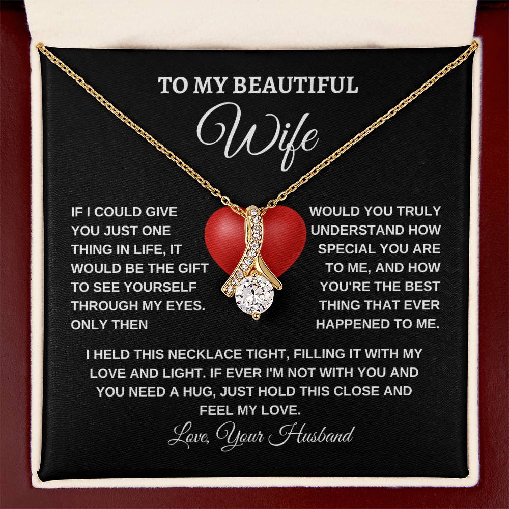 To my Beautiful Wife | Alluring Necklace