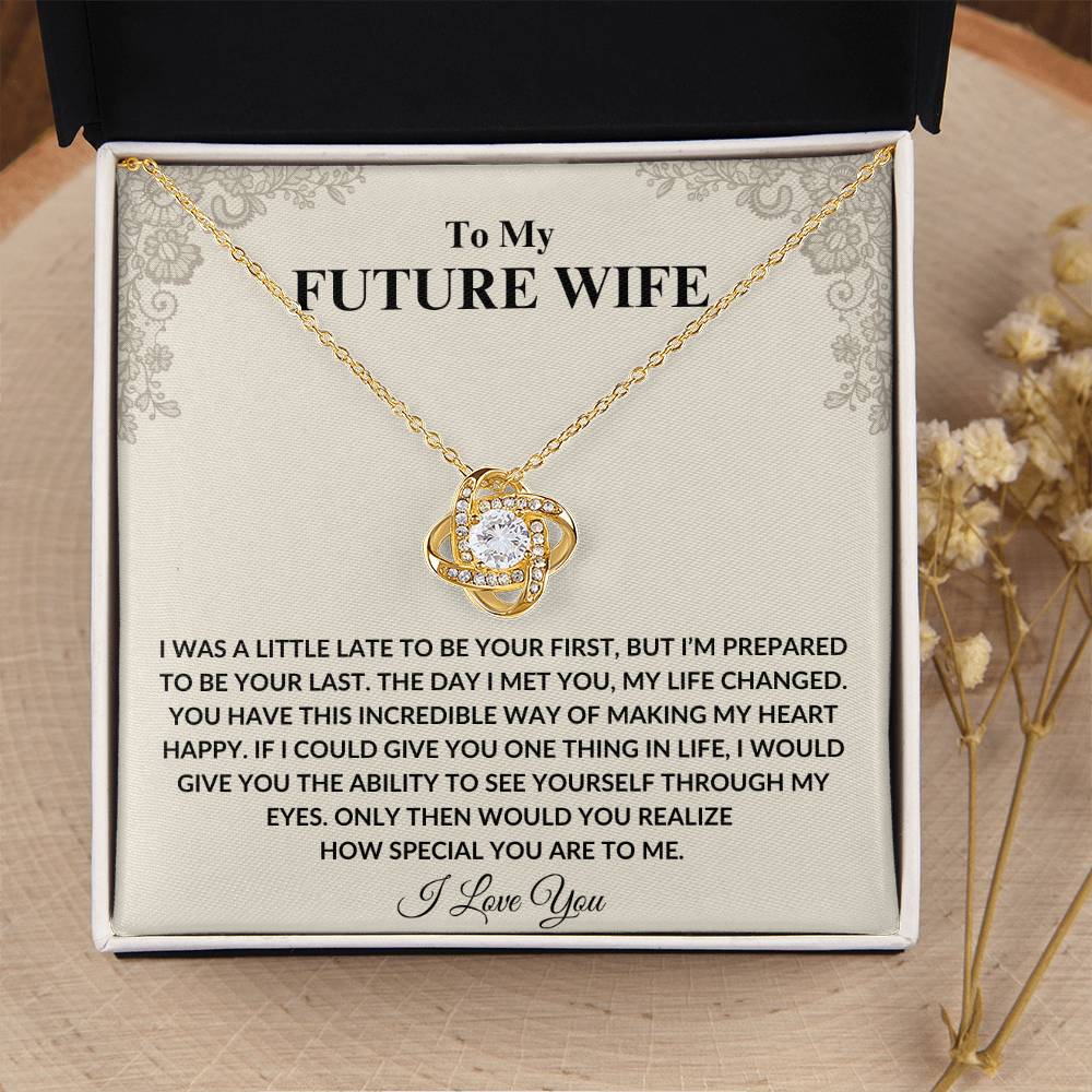 To My Future Wife | love Knot Necklace