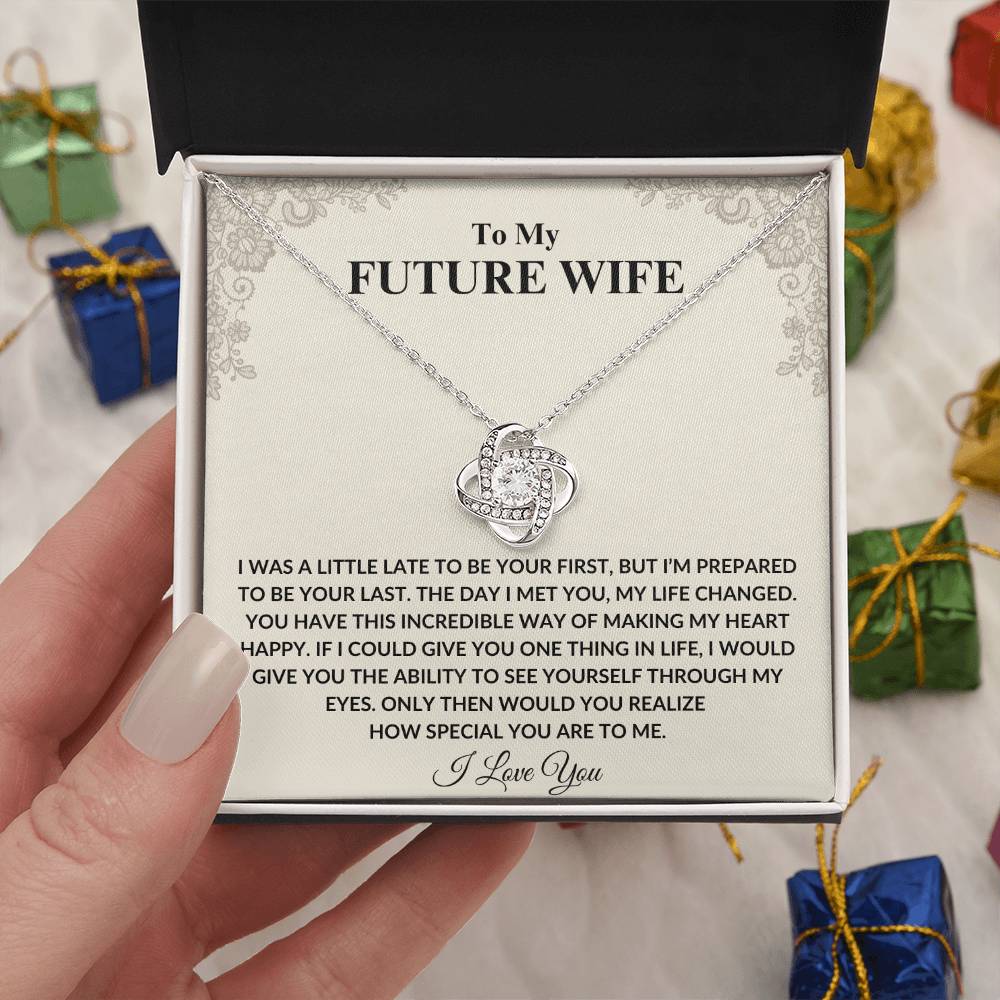 To My Future Wife | love Knot Necklace