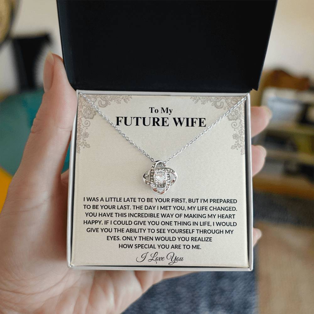 To My Future Wife | love Knot Necklace