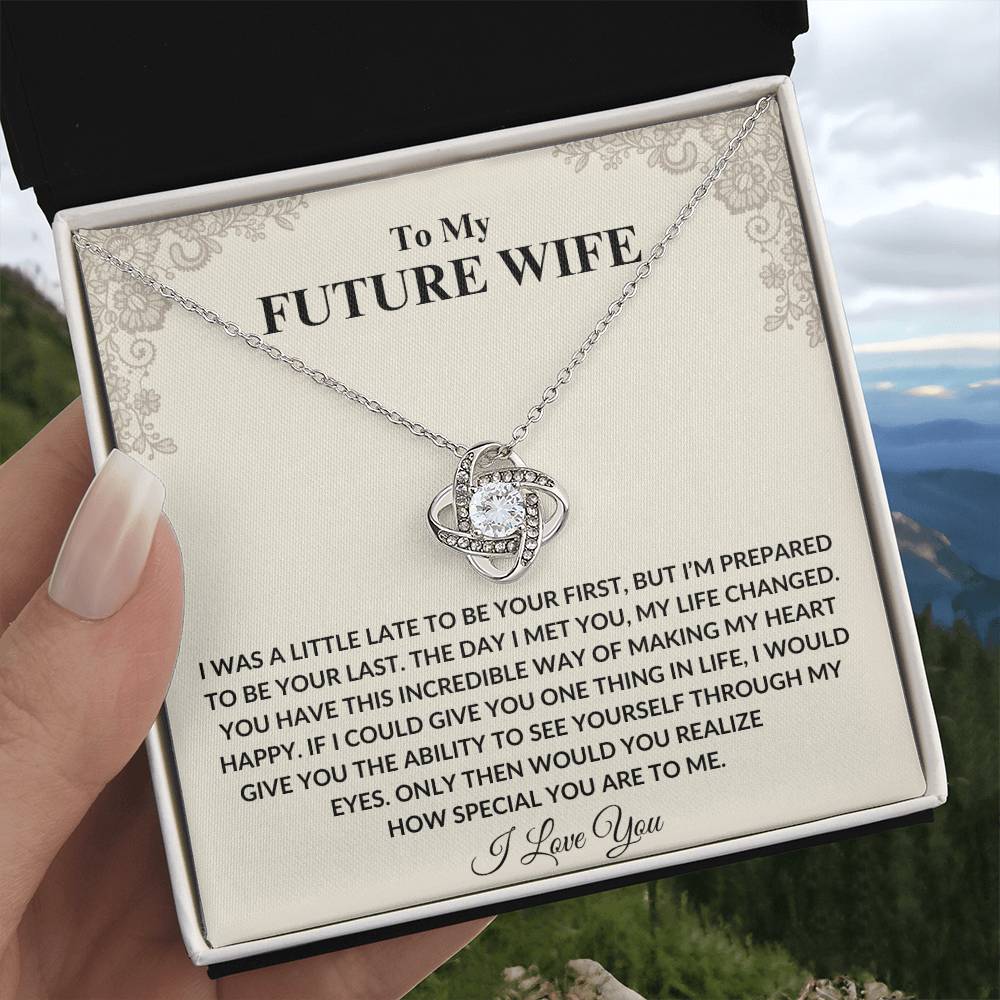 To My Future Wife | love Knot Necklace