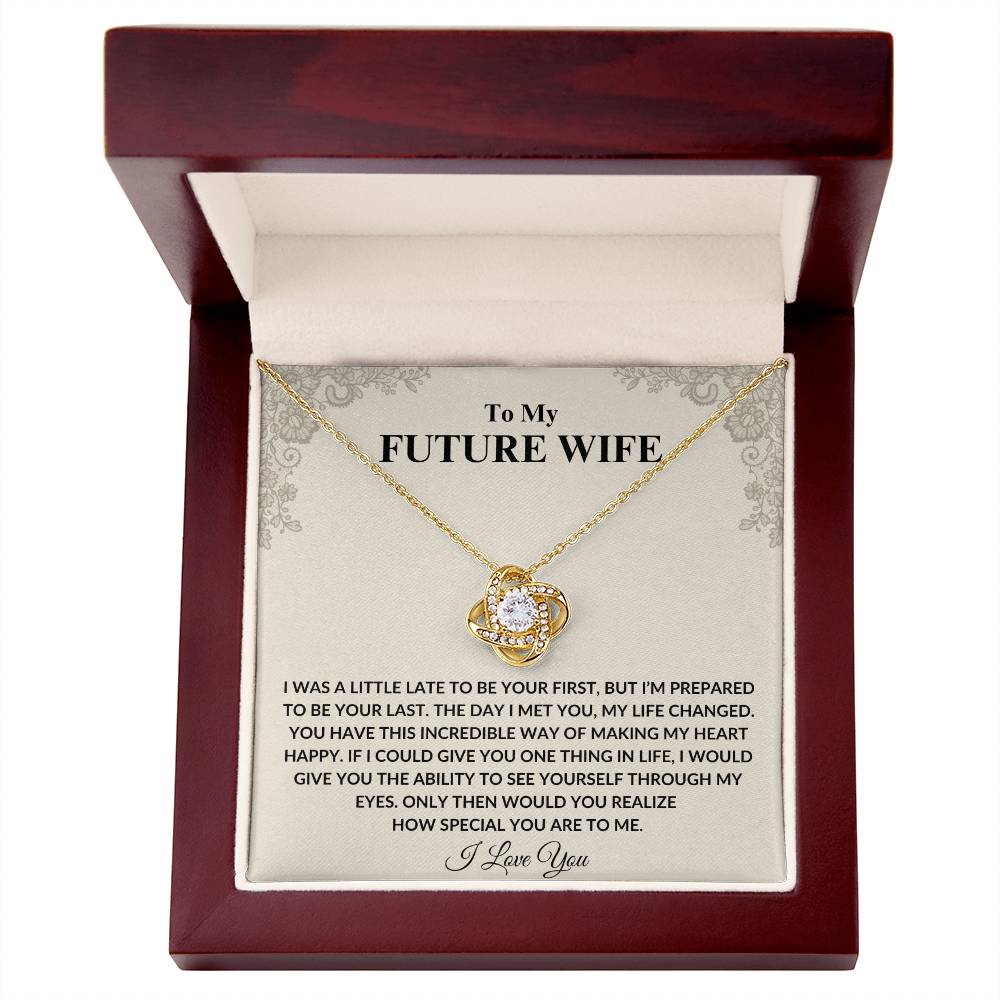 To My Future Wife | love Knot Necklace