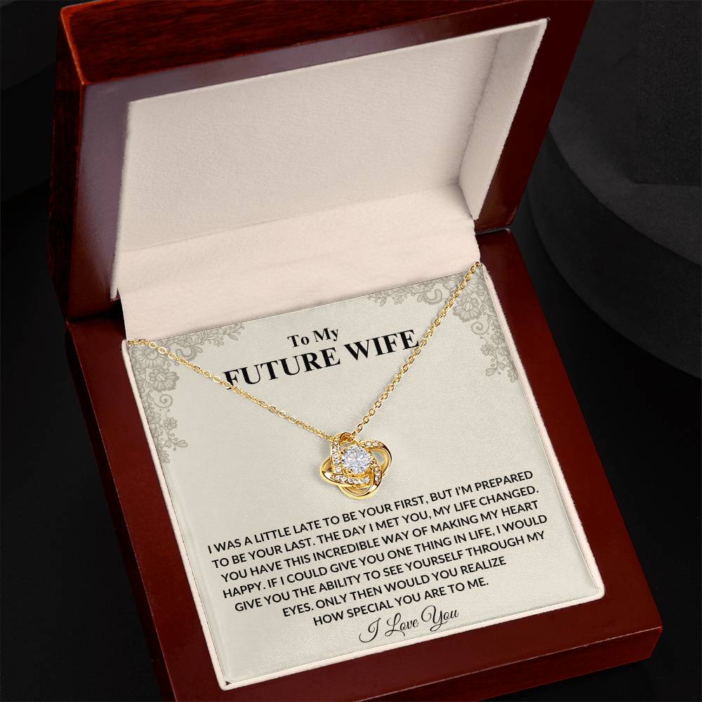 To My Future Wife | love Knot Necklace