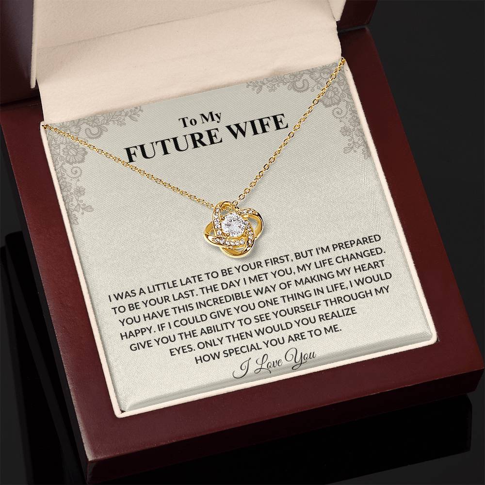To My Future Wife | love Knot Necklace