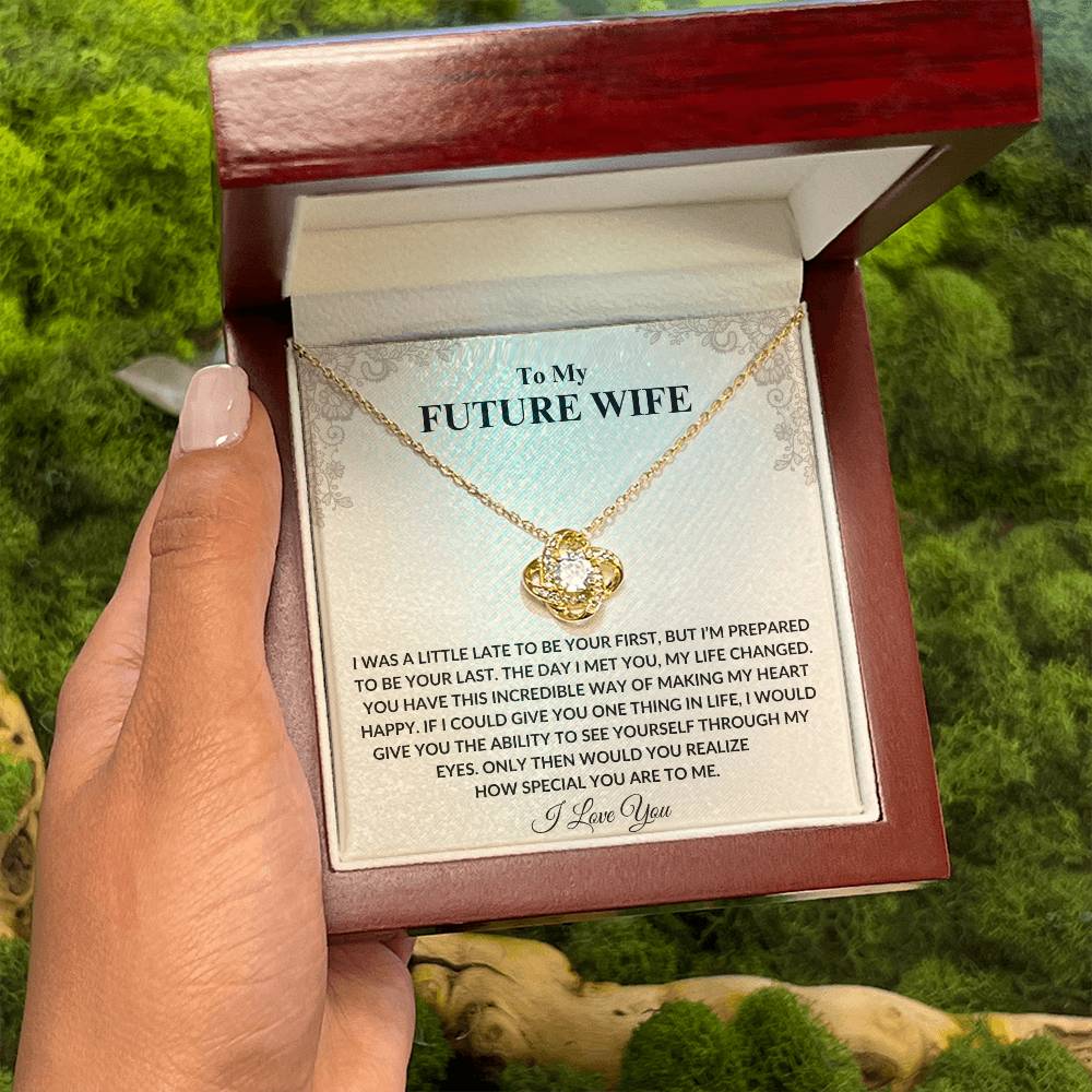 To My Future Wife | love Knot Necklace