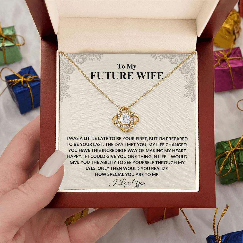 To My Future Wife | love Knot Necklace