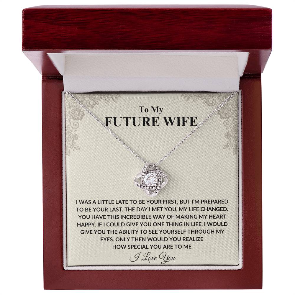 To My Future Wife | love Knot Necklace