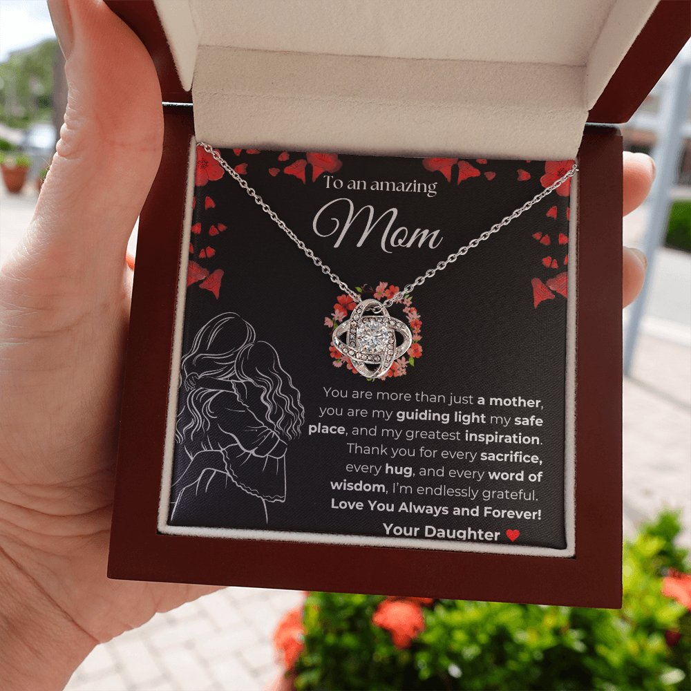 Mom you are amazing | You Are More than just a Mother | Love Knot Necklace