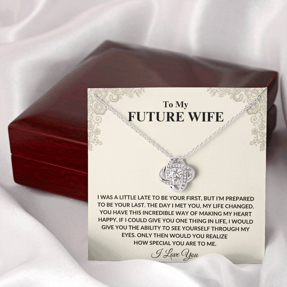 To My Future Wife | love Knot Necklace