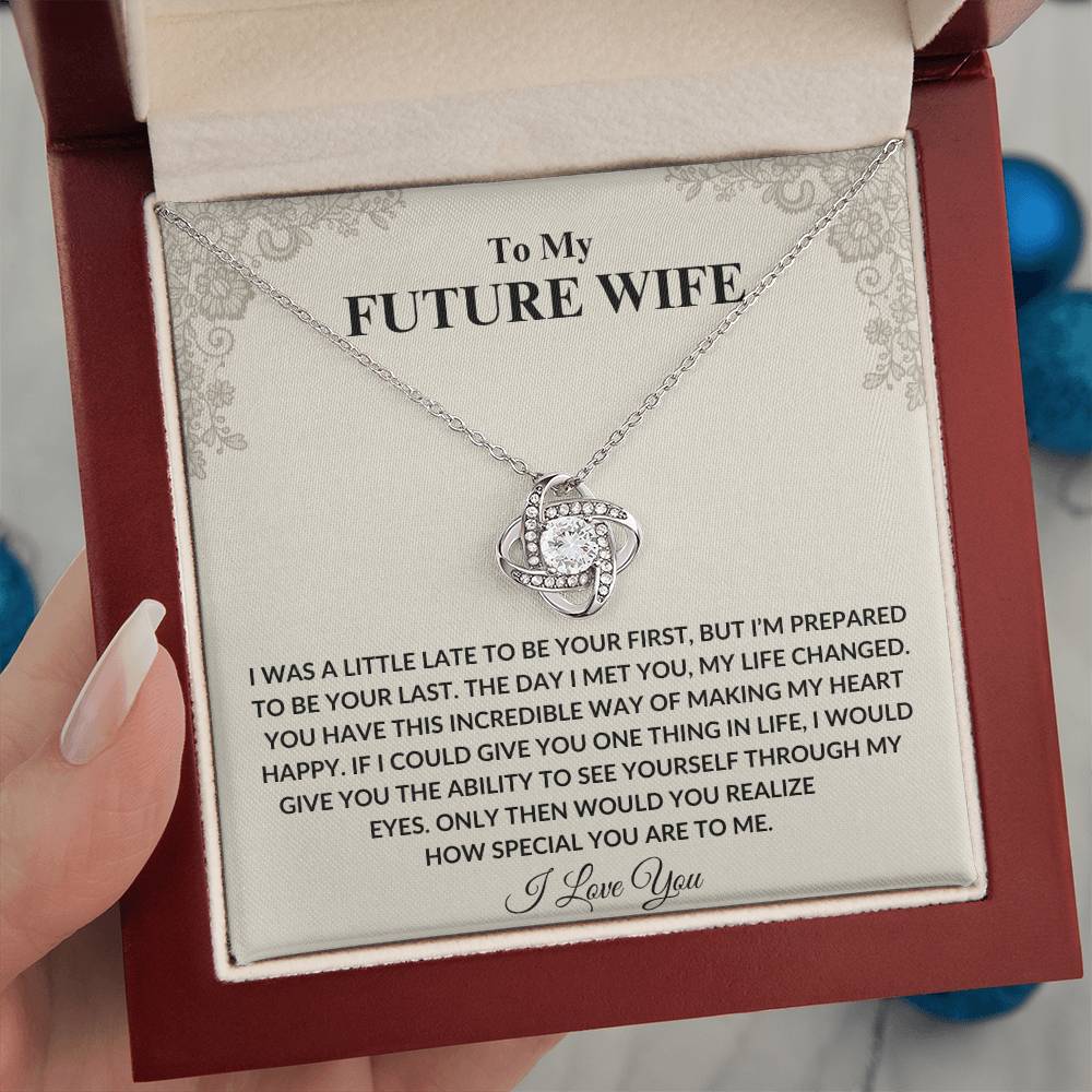 To My Future Wife | love Knot Necklace