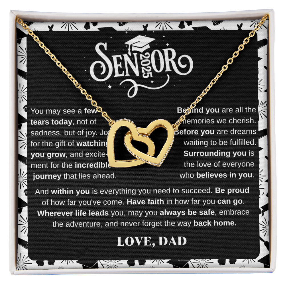Senior 2025 | Incredible Journey | Interlock Heart Necklace