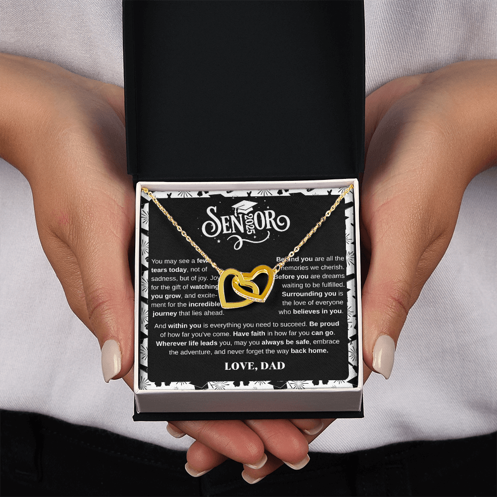 Senior 2025 | Incredible Journey | Interlock Heart Necklace