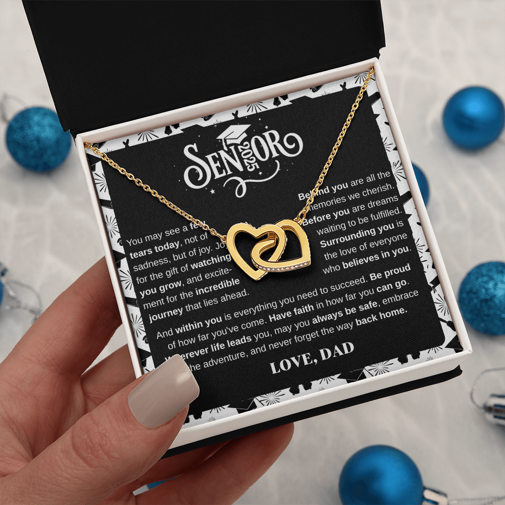 Senior 2025 | Incredible Journey | Interlock Heart Necklace