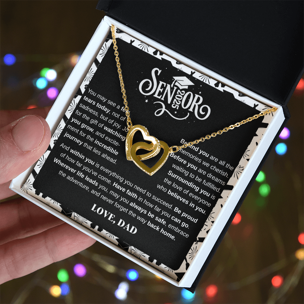Senior 2025 | Incredible Journey | Interlock Heart Necklace