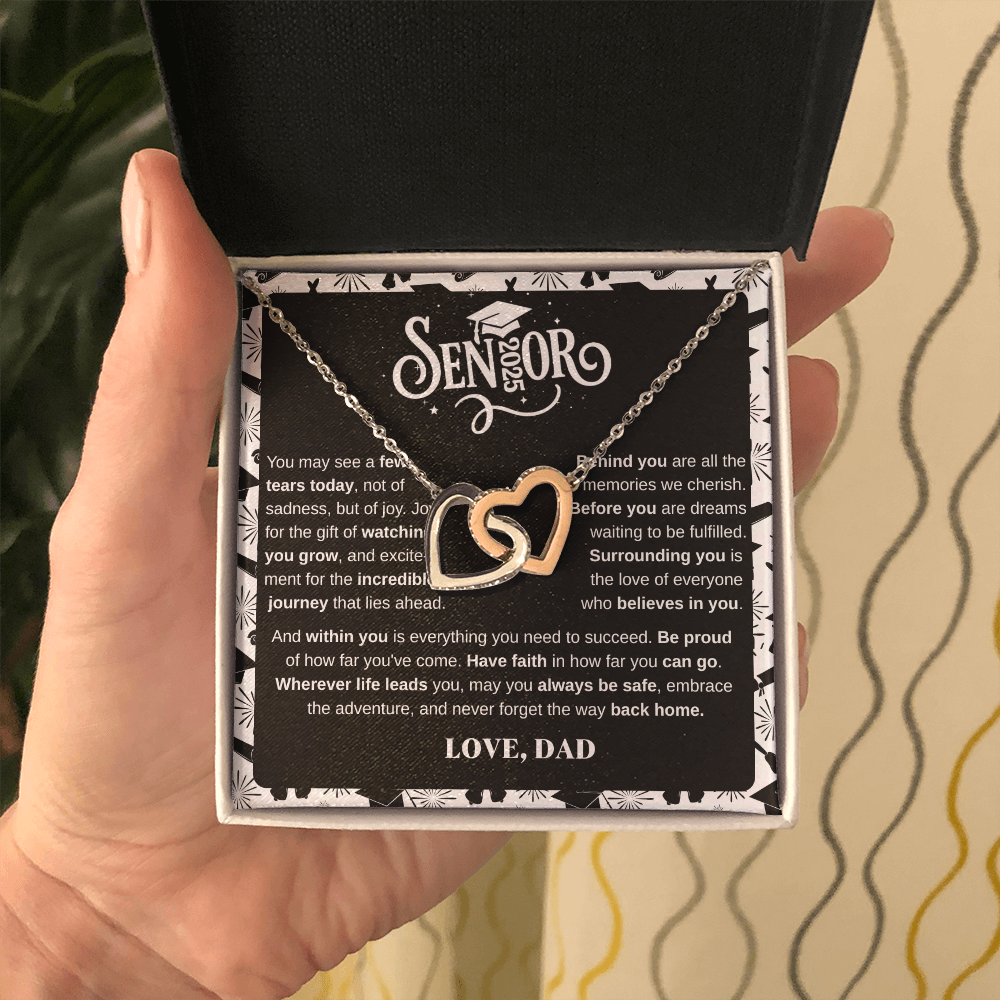 Senior 2025 | Incredible Journey | Interlock Heart Necklace