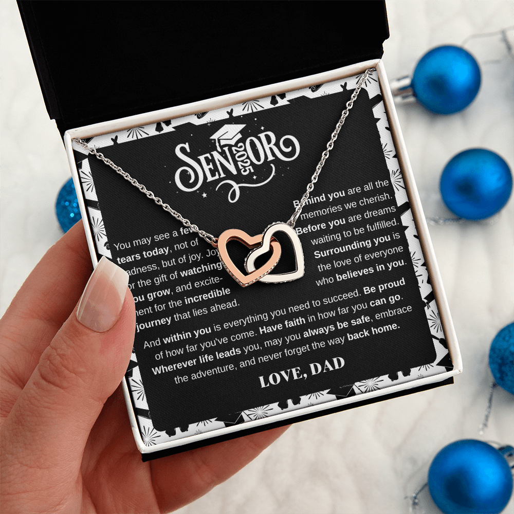 Senior 2025 | Incredible Journey | Interlock Heart Necklace