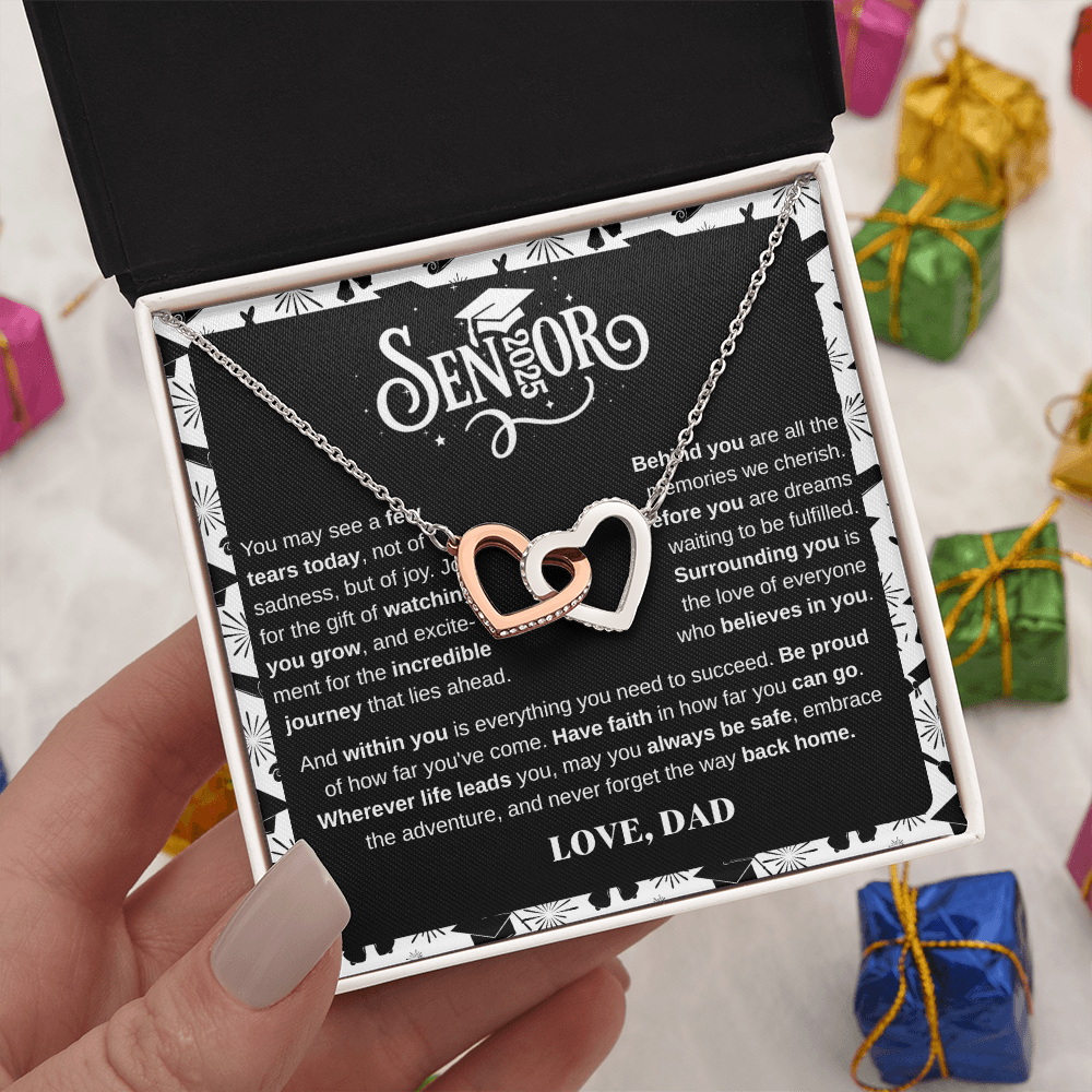 Senior 2025 | Incredible Journey | Interlock Heart Necklace