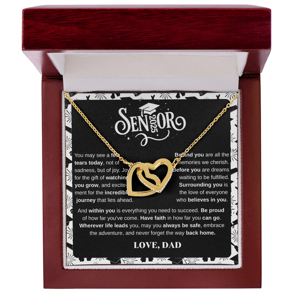 Senior 2025 | Incredible Journey | Interlock Heart Necklace