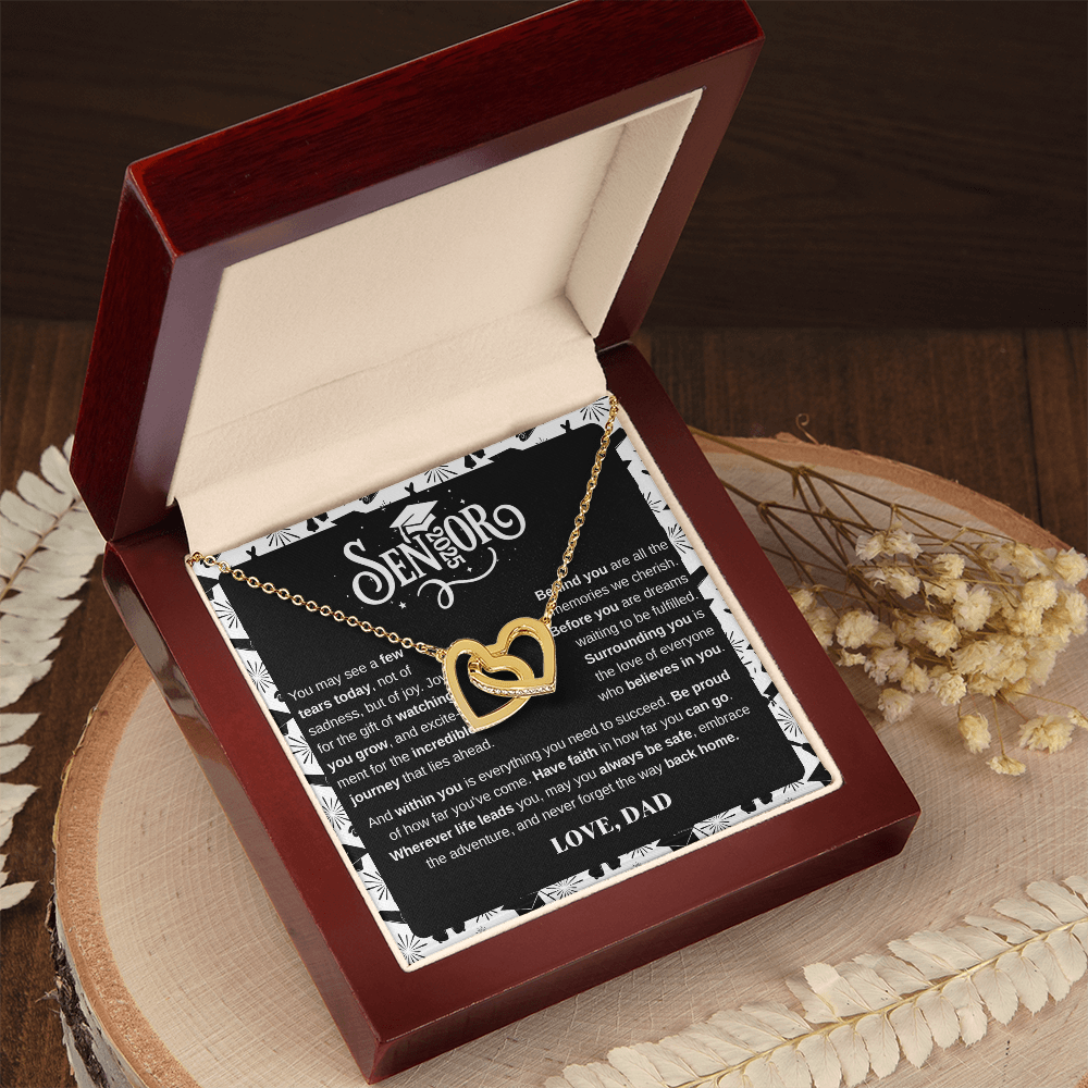 Senior 2025 | Incredible Journey | Interlock Heart Necklace