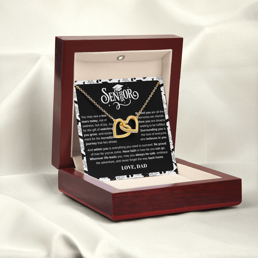 Senior 2025 | Incredible Journey | Interlock Heart Necklace