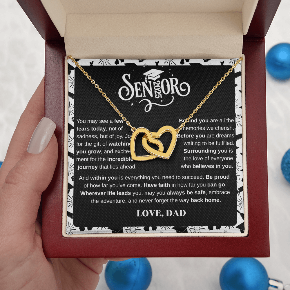 Senior 2025 | Incredible Journey | Interlock Heart Necklace