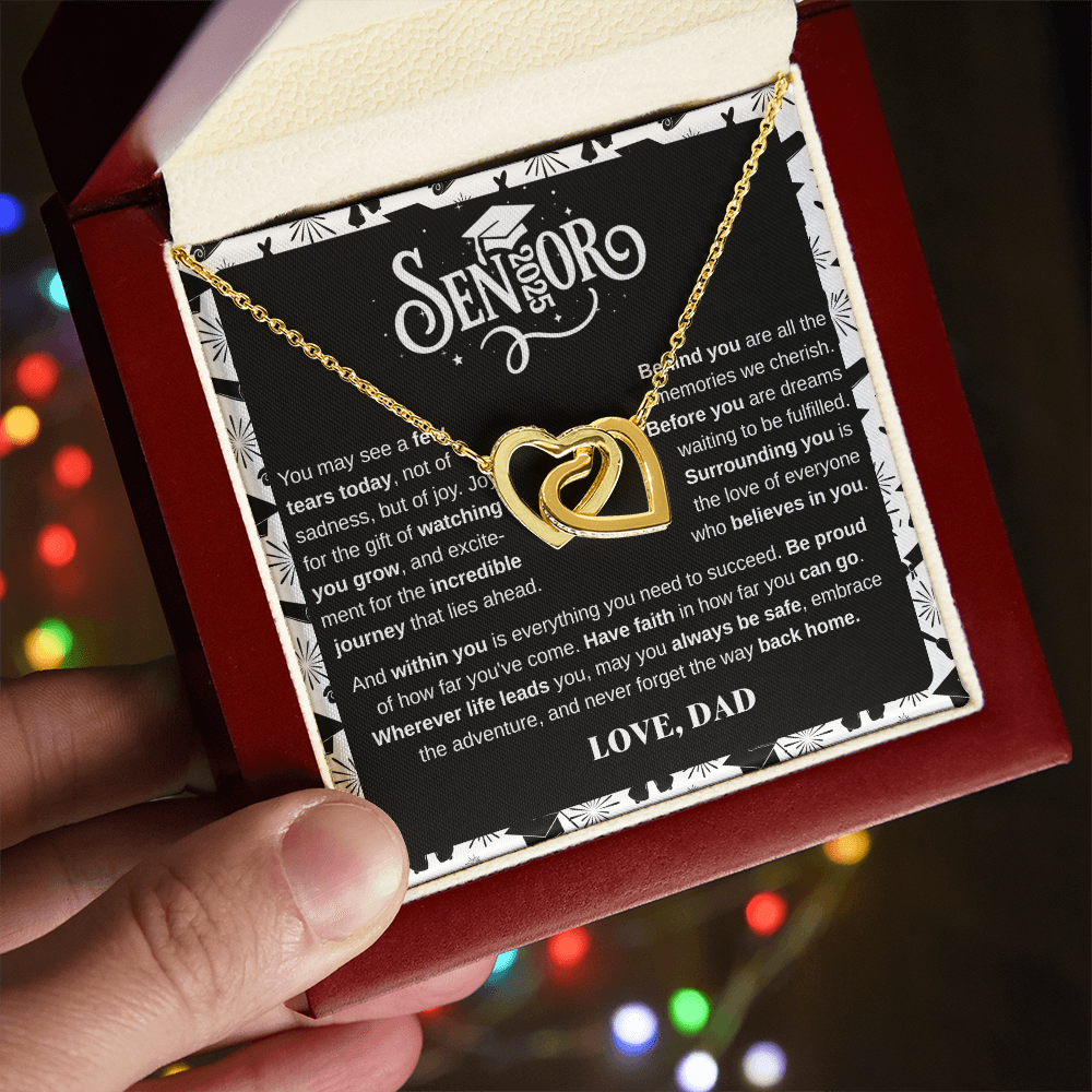 Senior 2025 | Incredible Journey | Interlock Heart Necklace