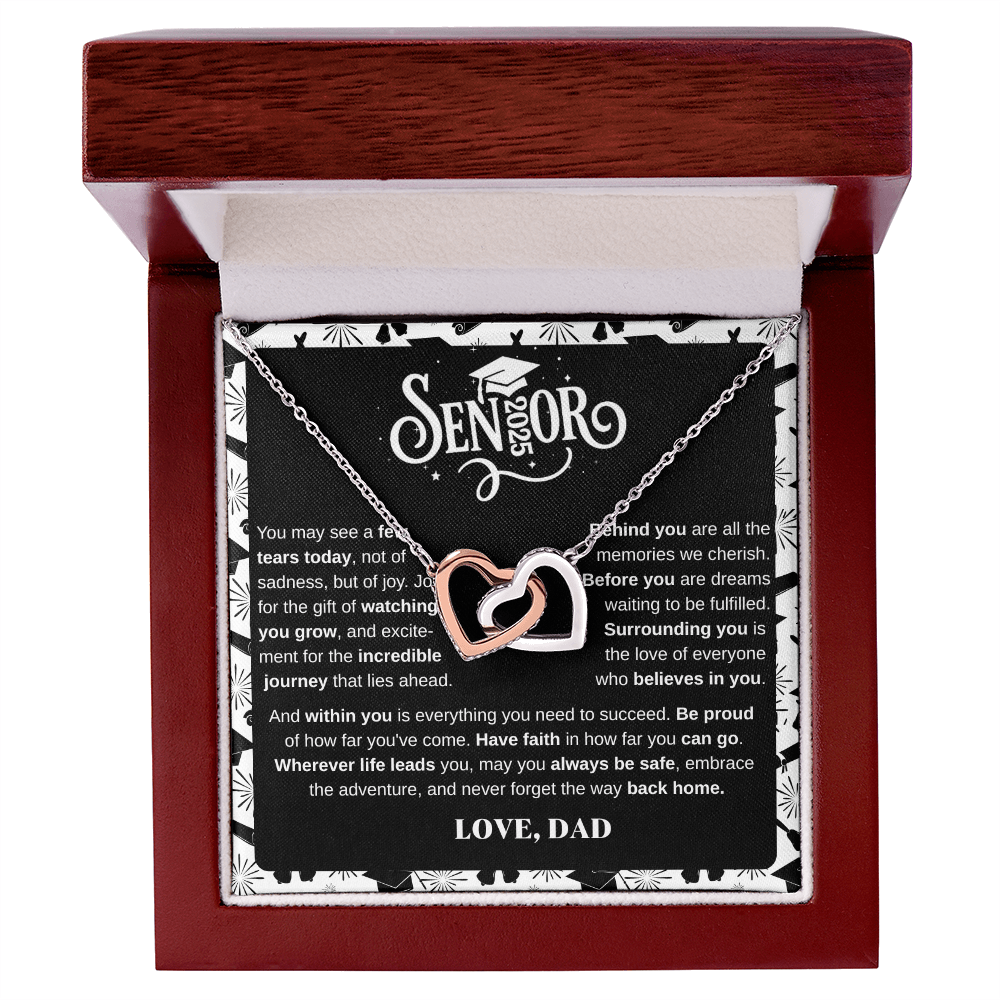 Senior 2025 | Incredible Journey | Interlock Heart Necklace