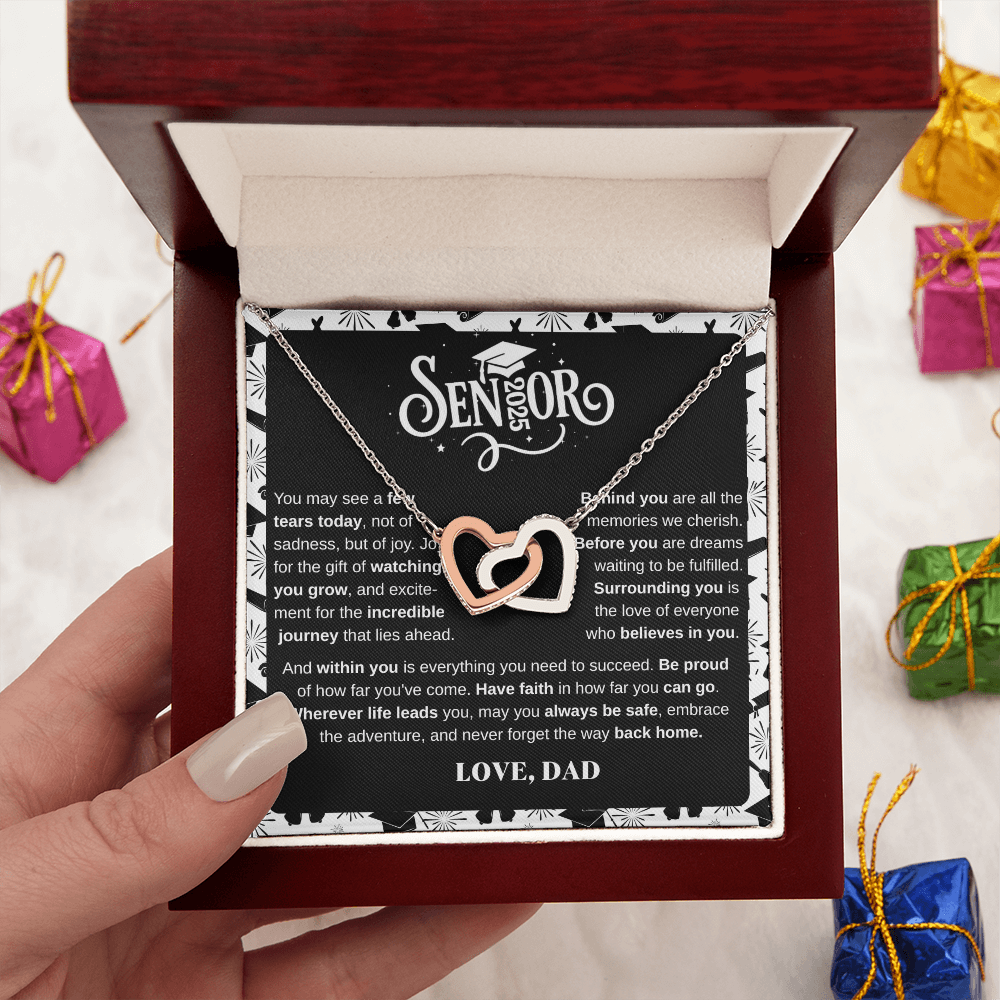 Senior 2025 | Incredible Journey | Interlock Heart Necklace