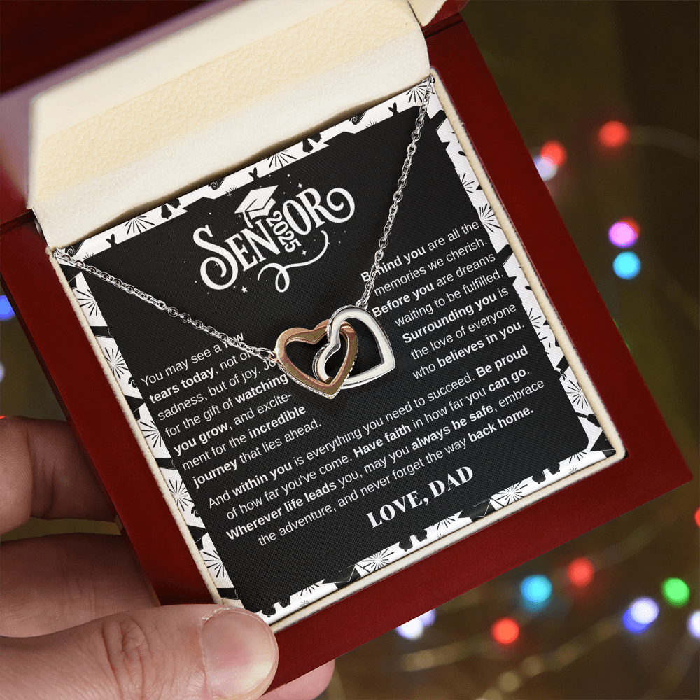 Senior 2025 | Incredible Journey | Interlock Heart Necklace