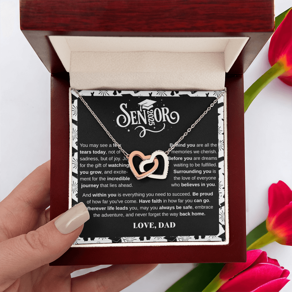 Senior 2025 | Incredible Journey | Interlock Heart Necklace