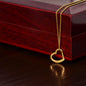 To My Wife / Soulmate | Beautiful Delicate Heart Necklace