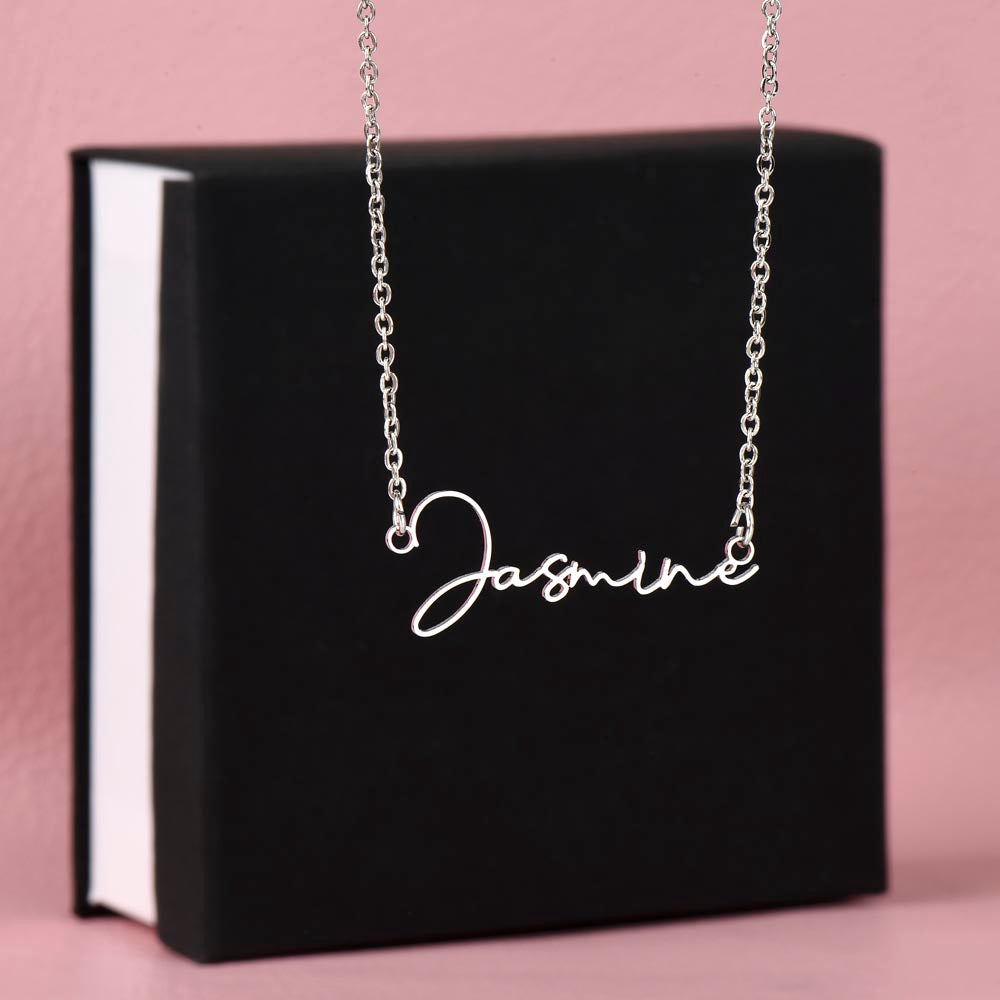 To my Badass Daughter - Signature Style Custom Name Necklace