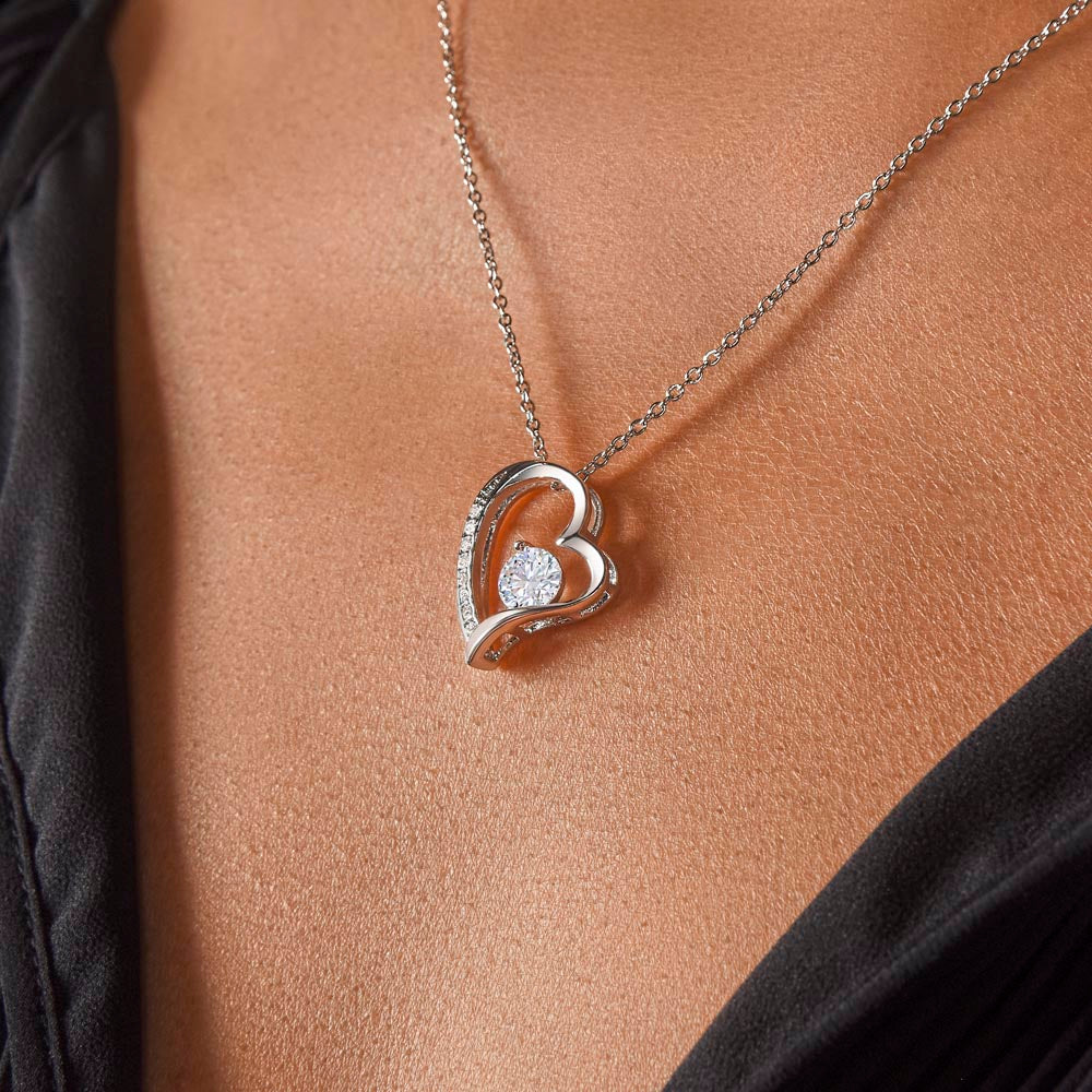 To My Beautiful Daughter | This Old Heart Will Love you Always | Forever Love Necklace
