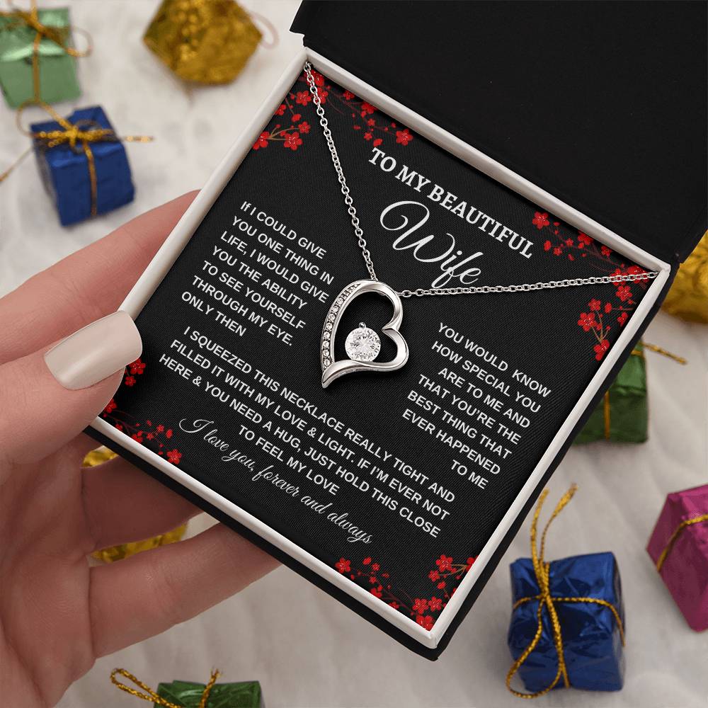 To My Beautiful Wife| Love Necklace