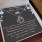 To An Amazing | Mama To Be | Baby Feet Heart Necklace
