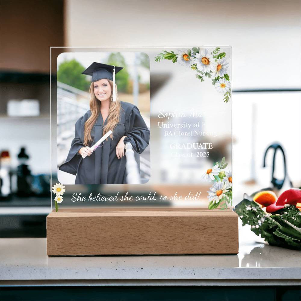 Personalized Graduation Gift | Daughter | Acrylic Square Plaque