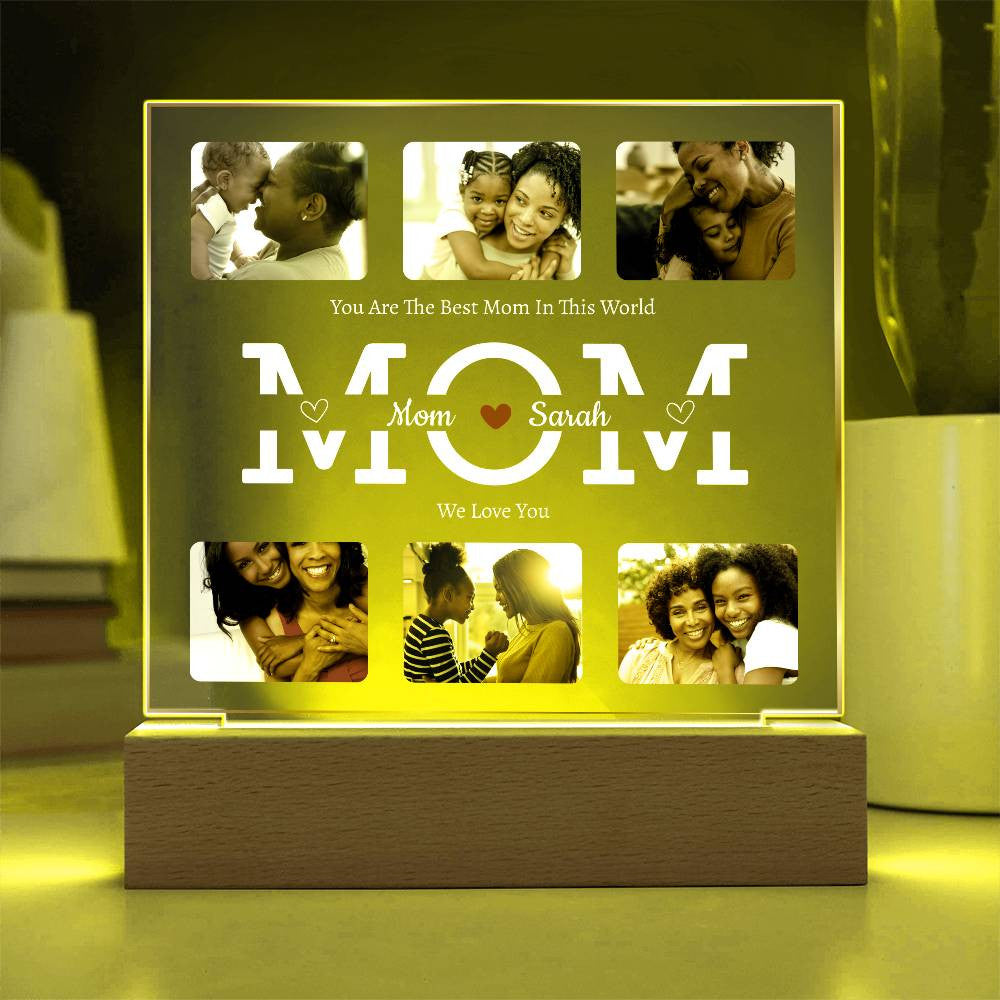 Mom - Acrylic Square Plaque