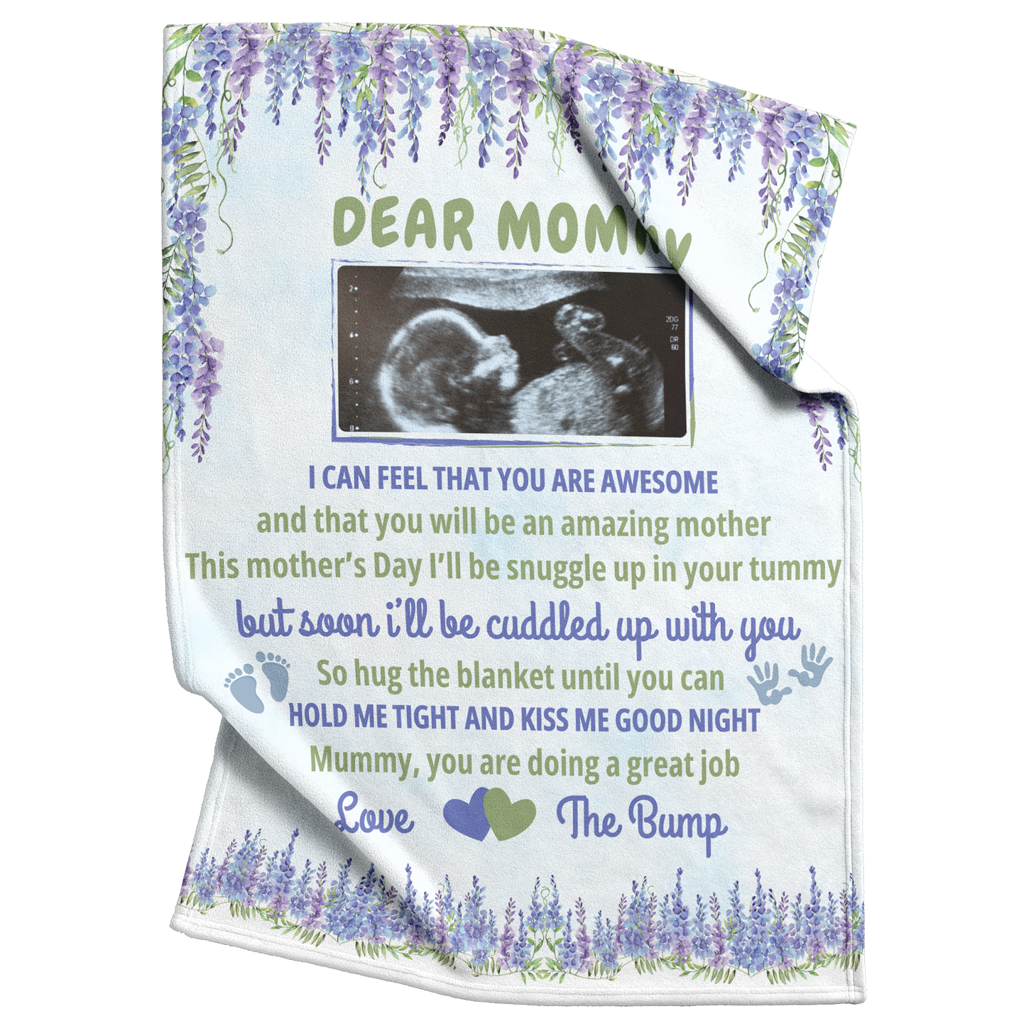 Dear Mommy Baby Bump | Blanket